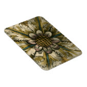 灰色の背景に飾りデマスクロゼット マグネット (右側)