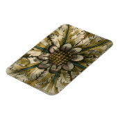 灰色の背景に飾りデマスクロゼット マグネット (左側)