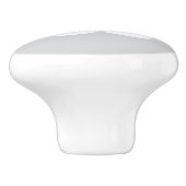 灰色の背景のドア・ノブの睡眠の雲 セラミックノブ (側面)