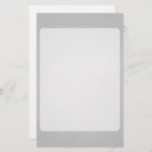 灰色の背景アート粒子 便箋 (正面/裏面)