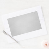 灰色の背景アート粒子 長方形シール (封筒)