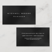 灰色の背景パターンマネージャの名刺 名刺 (正面/裏面)