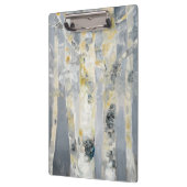 灰色の背景6の樺の木 クリップボード (左)