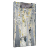 灰色の背景6の樺の木 クリップボード (右)