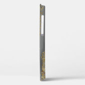 灰色の背景,金ゴールドの輝き,金ゴールド,黄金色, Case-Mate iPhoneケース (裏面 / 左)