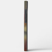 灰色の色合いに赤とライムグリーンのガラスの外観 Case-Mate iPhoneケース (裏面 / 左)