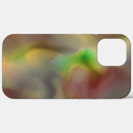 灰色の色合いに赤とライムグリーンのガラスの外観 iPhone 12 PRO MAX ケース