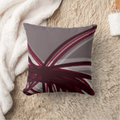 灰色の芸術的抽象芸術 クッション (ブランケット)