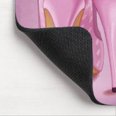 灰色の虎猫の子ネコ マウスパッド (コーナー)