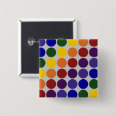 灰色の虹の水玉模様 缶バッジ (正面&裏面)