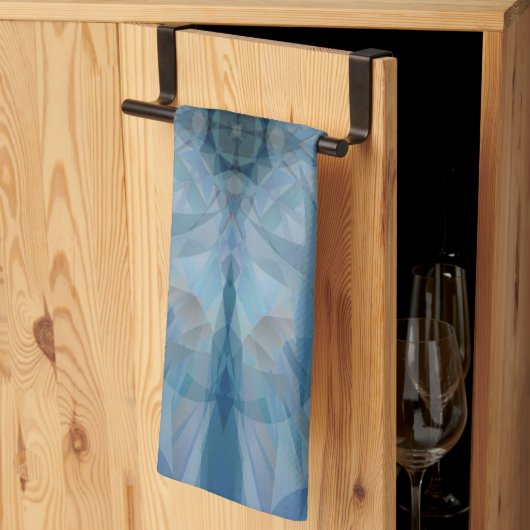 灰色の蝶 キッチンタオル (三つ折り)