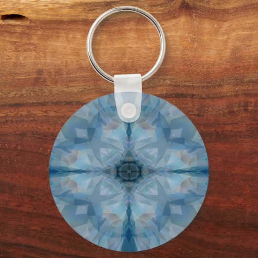 灰色の蝶 キーホルダー (正面)