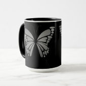 灰色の蝶 マグカップ (正面左)