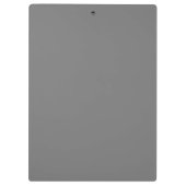 灰色の装飾円モノグラムクリップボード クリップボード (裏面)