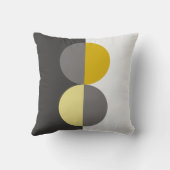 灰色の装飾用クッション クッション (裏面)