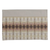 灰色の装飾的デザイナー 枕カバー (正面右)