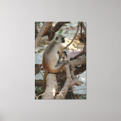 灰色の言語 – 休憩 キャンバスプリント (正面)