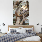 灰色の言語 – 休憩 キャンバスプリント (インサイチュ (寝室))