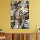 灰色の言語 – 休憩 キャンバスプリント (インサイチュ (リビング))