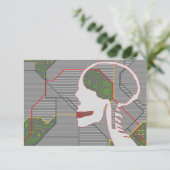 灰色の論理頭蓋骨 招待状 (スタンド正面)