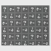 灰色の謎 ラッピングペーパー (フラット)