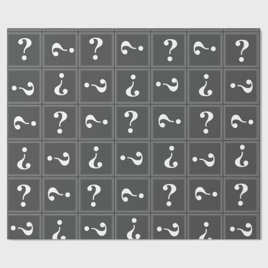 灰色の謎 ラッピングペーパー (フラット)