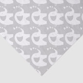 灰色の象の赤ちゃんシャワーギフトティッシュペーパー 薄葉紙 (詳細)