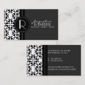 灰色の財産のダマスク織のお母さんのテレホンカード/huに押しかけて下さい コーリングカード (正面/裏面)