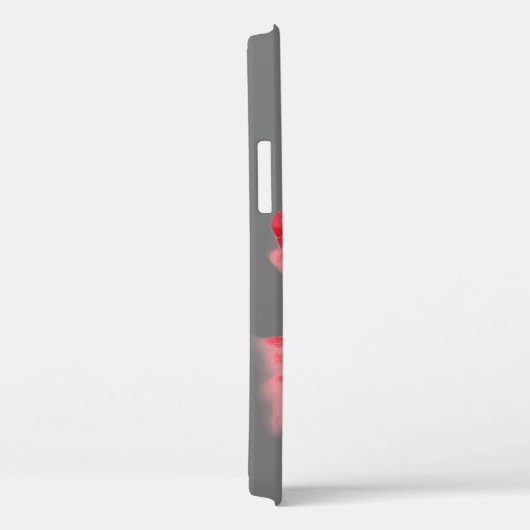 灰色の赤いケシ Case-Mate iPhoneケース (裏面 / 右)