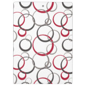 灰色の赤い円（白） クリップボード (裏面)