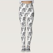 灰色の軍隊の迷彩で作られた象 レギンス (正面)