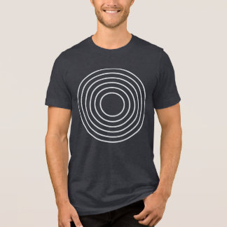 灰色の輪郭のRholmn トライブレンドTシャツ