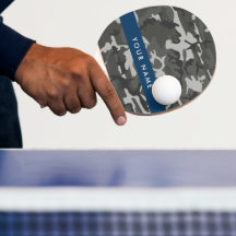 灰色の迷彩模様、お名前、パーソナライズ