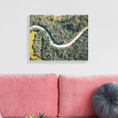 灰色の道路の空中写真 キャンバスプリント (インサイチュ (リビング))