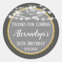 灰色の金ゴールド感謝していメッセージカード用来誕生日