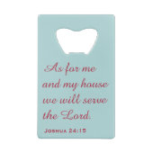 灰色の金鳥聖句 クレジットカード栓抜き (裏面)