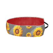 灰色の銀の花に美しい黄色のストライプ花 アスレチックヘッドバンド (右)