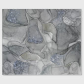 灰色の銀色の感覚 ラッピングペーパー (フラット)