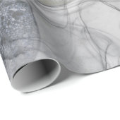 灰色の銀色の感覚 ラッピングペーパー (ロールコーナー)