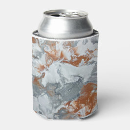 灰色の銅アクリル絵画抽象芸術背景 缶クーラー
