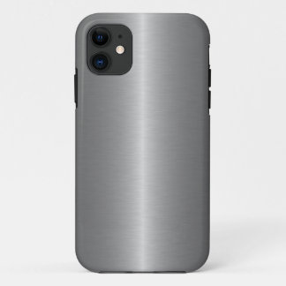 灰色の鋼鉄 iPhone 11 ケース