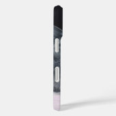 灰色の長毛種の猫と金魚鉢 Case-Mate iPhoneケース (裏面 / 右)