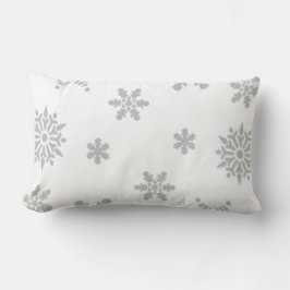 灰色の雪が降り続く クッション