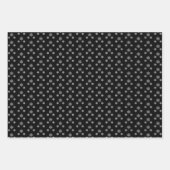 灰色の雪 ラッピングペーパーシート (正面)