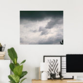 灰色の雲のポスター ポスター (ホームオフィス)