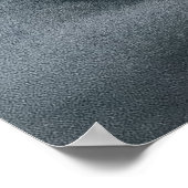 灰色の雲絵画の ポスター (角)