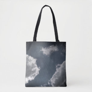 灰色の雲 トートバッグ