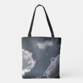 灰色の雲 トートバッグ (裏面)