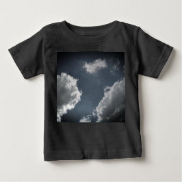 灰色の雲 ベビーTシャツ