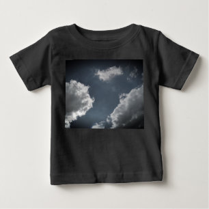 灰色の雲 ベビーTシャツ